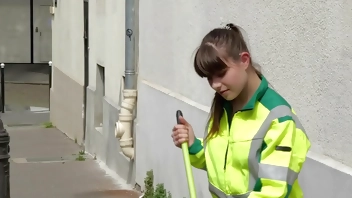 French star Luna Rival sweeps the streets 1