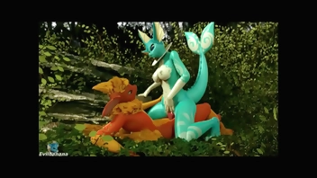 Pokefuckship #14 flareon x vaporeon