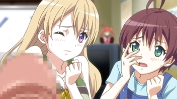 Petite Cutie Teens Watch a Cock for the First Time - Hentai [Subtitled]