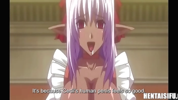 Fiesty Princess Turned Into A Lactating Cum Bucket - Uncensored Hentai