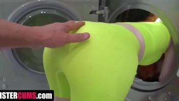 SisterCums.com ⏩ What Are You Doing Bro? Not In The Laundry!