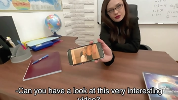 MY TEACHER FOUND MY SEX VIDEO ON MY PHONE