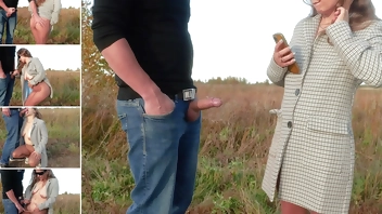 SHE FOUND HER LOVE! An exhibitionist in Pantyhose met a Stranger and...? ! XSanyAny