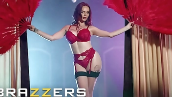 Jasmine James Makes A Seductive Dance Show For Danny & Makes Her Fantasy To Reach His Monster Cock True - BRAZZERS