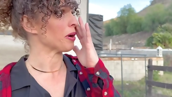 Crying Jewish Ranch Wife Takes Neighbor Boy's Virginity