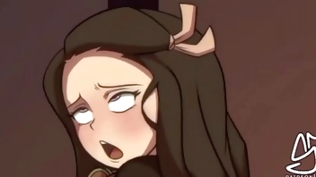 Tanjiro se folla a Nezuko