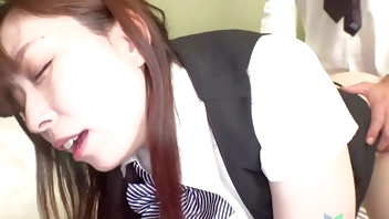 Sexy girl Japanese Ryo Ayase  with small tits  is having a casual sex.