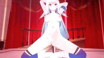 Nijisanji Lize Helesta poledance mmd
