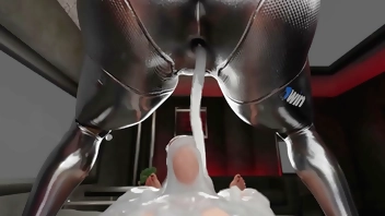 Balerina from Atomic heart do  anal ride until  cum