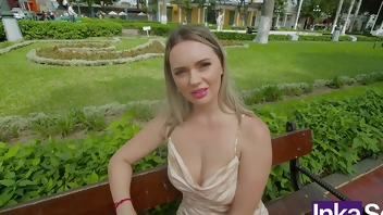 Rusa blanca es engañada por tinder y termina siendo follada por joven desconocido - Emily Thorne