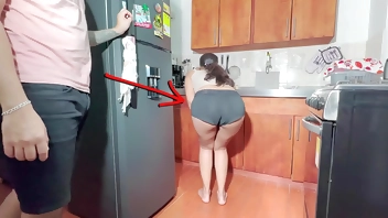 The new housemaid at my parents' house makes me very horny!