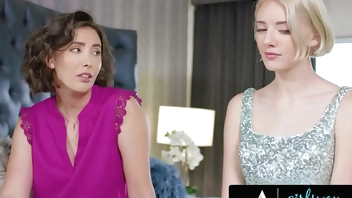 GIRLSWAY - Beautiful 18yo Blonde Has Passionate Sex With Her Prom Dress Tailor Casey Calvert