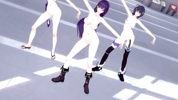 Genshin impact: [MMD] Anda - Touch (M-EI Verse)