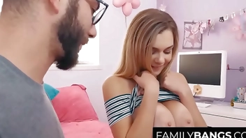 FamilyBangs.com ⭐ Big Titties for My Stepbrother after Passing the School Examn, Logan Long, Gabbie Carter