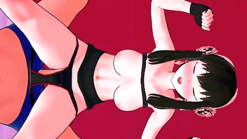 Yor Forger (spy x family) in Love Hotel mission