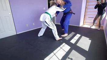 Jiu Jitsu lessons turn into DOMINANT SEX with coach Andy Savage