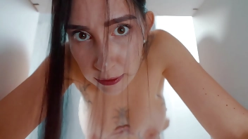 DAY 6 - Don't cum inside stuck Step mom! Step son risky fuck with cum in pussy - Kisscat