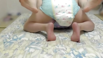 妻とオムツえっち