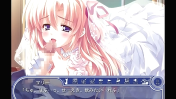 【懐エロゲ】マリー.6 長老(マリーの祖母)にも認められ正式な結婚式の前夜にラブラブエッチ ※FD2 END