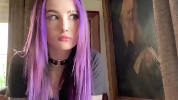 Goth Teen Squirts on Step Brother's Cock - Valerica Steele - Family Therapy - Alex Adams