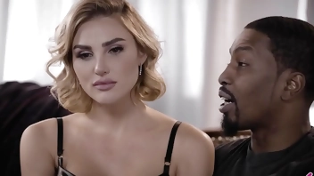 Camgirl Kenzie Anne invites friend Kenna James for an interracial threesome