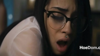 A Little More Than Naked Spanking For Rebellious Teen Student