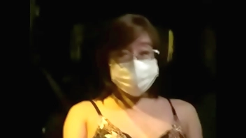 変態女装の露出ドライブ