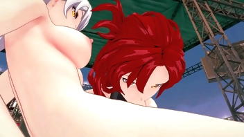 Honkai Impact: Himeko celebrates her birthday with her best friend Herrscher of Void.