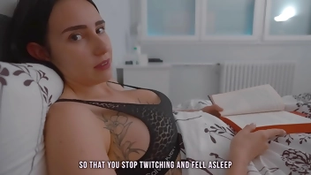 Step mom share bed with handjob!? Surprise - Step son fucks Step mother with Creampie!