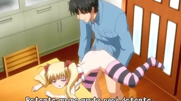 Oni Chichi 1 Spanish - school hentai