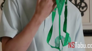 Smelling Stepmom's Panties