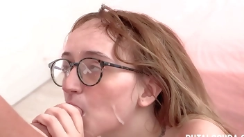 PutaLocura - Fucked and Slapped in the Ass to Blonde Geek EmeJota