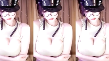 网易CC 小燃燃 开火车动感抖奶 齐BB超短裙 极品女主播 热舞福利 大胸细腰肥臀 sexy girl dancing