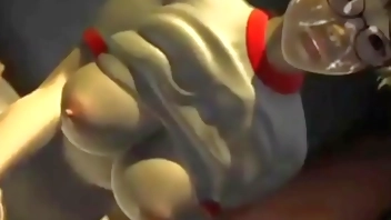 Young cute student get fuck on the car