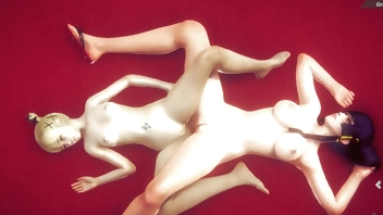 Honey Select 2 - Lesbian - Marie Rose & Nyotengu