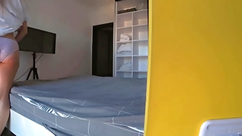 Wife Obediently Gave The Family Friend In The Ass Before Her Husband Came. Home Cheating