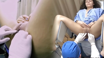 Latina Mara Luv Shocked That Neighbor Doctor Tampa Performs Her 1st Gyno Exam EVER Caught On Hidden Cameras At GirlsGoneGyno Reup