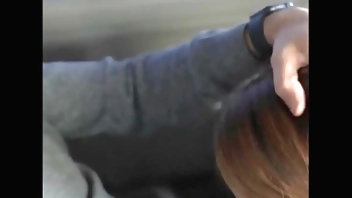 Risky Public Blowjob in the Car!