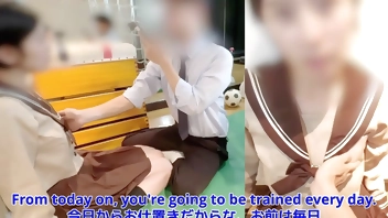 【ノーブラ制服】調教がエスカレートしハメ撮りへ｜呼び出された生徒｜教師の特別授業〜中出し