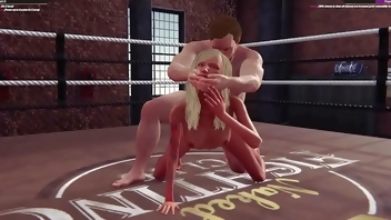 Emelia vs. Ethan (Naked Fighter 3D)