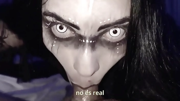 Man-eating witch caught on camera