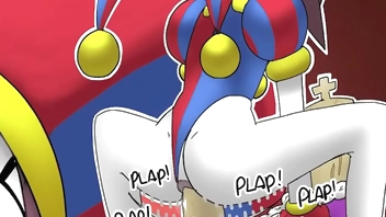 pomni imagines himself as if she were cogeran