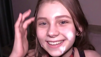 College Cutie Used As A Human Cum Dumpster