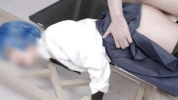 Bocchi The Rock Ryo Yamada cosplay sex creampie video.