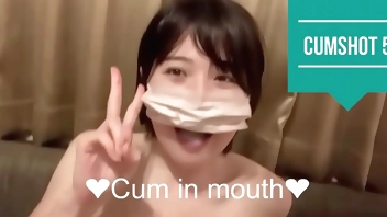 12 shots of cum in mouth!