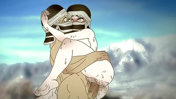 *telehab* Kakushi froze on the mountains and decided to warm up by fucking !Hentai - demon slayer 2d (Anime cartoon )