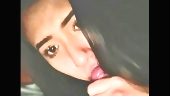 My girlfriend sucks me off outside the house (pt2)