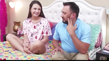 FamilyStrike - Petite Stepdaughter Recreates Sex Dream She Had With Stepdad - Liz Jordan, Alana Cruise