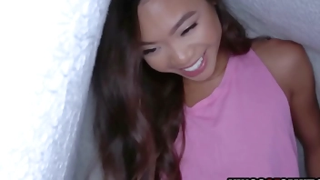 Fucking my cute asian step sister - Vina Sky & Johnny Love