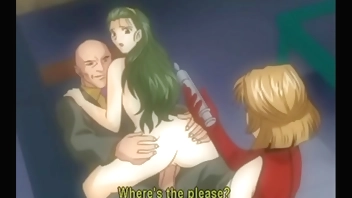 Hentais fuck so hard by men in threesome